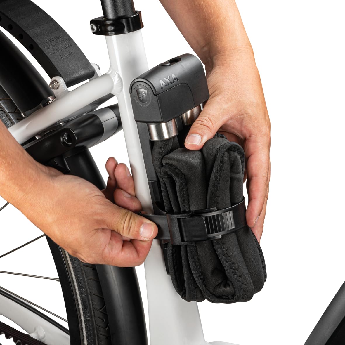AXA Foldable 8 Lucchetti pieghevoli Black 130 cm