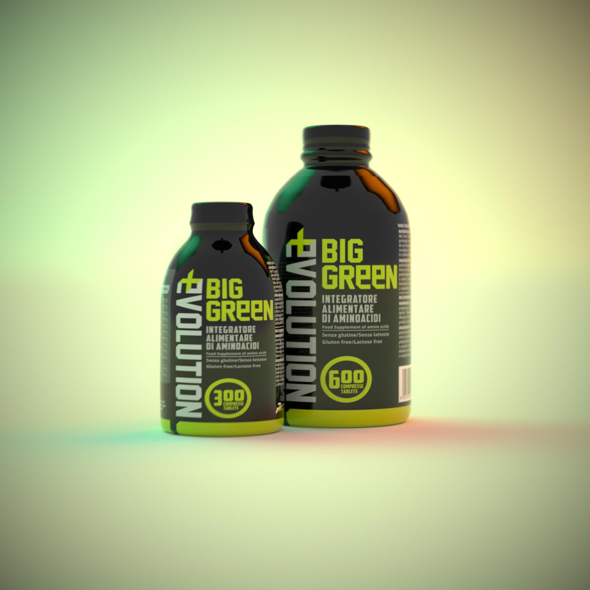Big Green Evolution, 9 aminoacidi essenziali + Ornitina α-chetoglutarato (OKG) (600 Compresse)