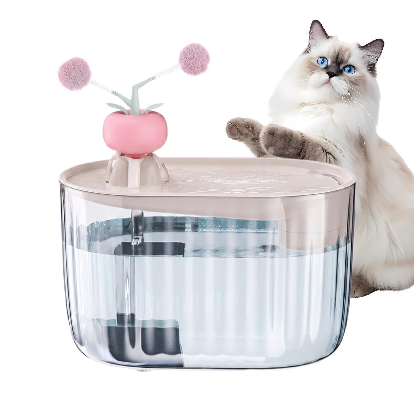 Fuente de agua para perros automática con cuenco recargable de 1,8 l
