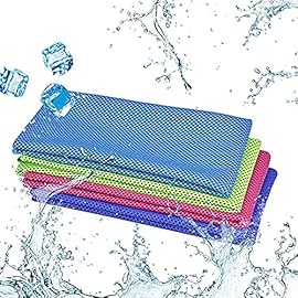 ZHYH 5 Pcs Cooling Towel Workout Gym Towel for Fitness Golf Yoga Running Camping Hiking Bowling Travel Outdoor Sports 30X90cm