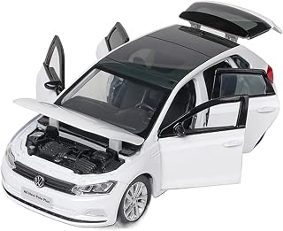1:32 for Volkswagen Polo Alloy Car Model Diecasts Toy Vehicles Metal Kid Toys Car Collectible Scale Model (Color : White)