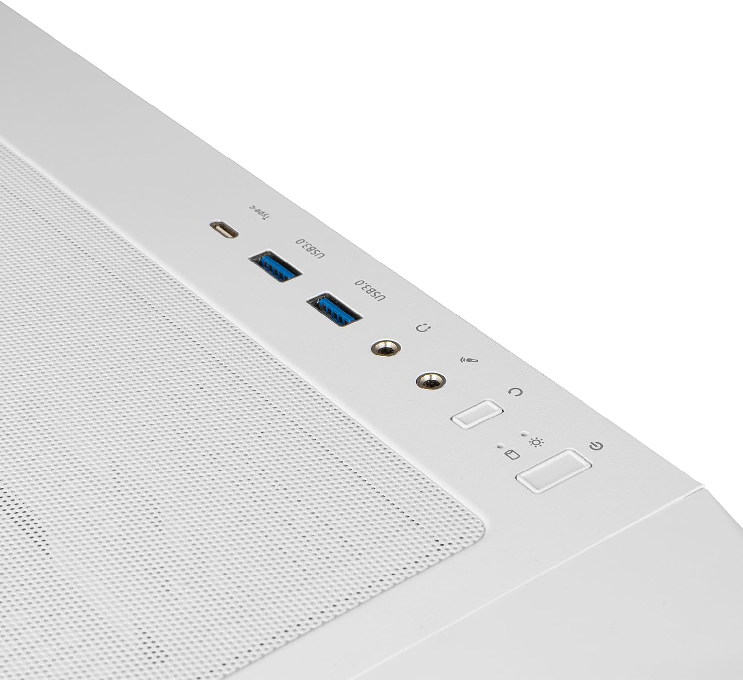 NOX Xtreme Products Hummer BIOS – Semitorre ATX | M-ATX | ITX, Pantalla LCD 8″ Personalizable, Panel Frontal Metal Mesh, Lateral Cristal Templado, Espacio 11 Ventiladores, USB-C y 3.0, Color Blanco 9