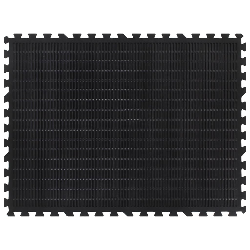 Gummimatte 90x120 cm 12 mm Bodenschutzmatte rutschfeste Bodenfliese für Fitnessstudio Garage
