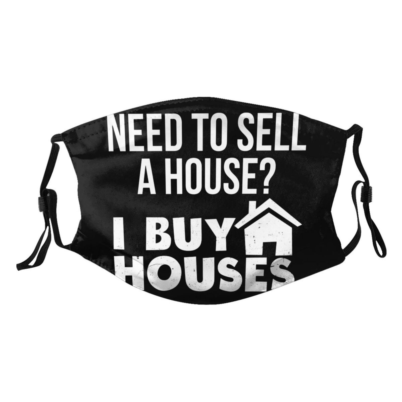 I Buy Houses Adult Dust Mask Adjustable Dust Face with 2 Filter55