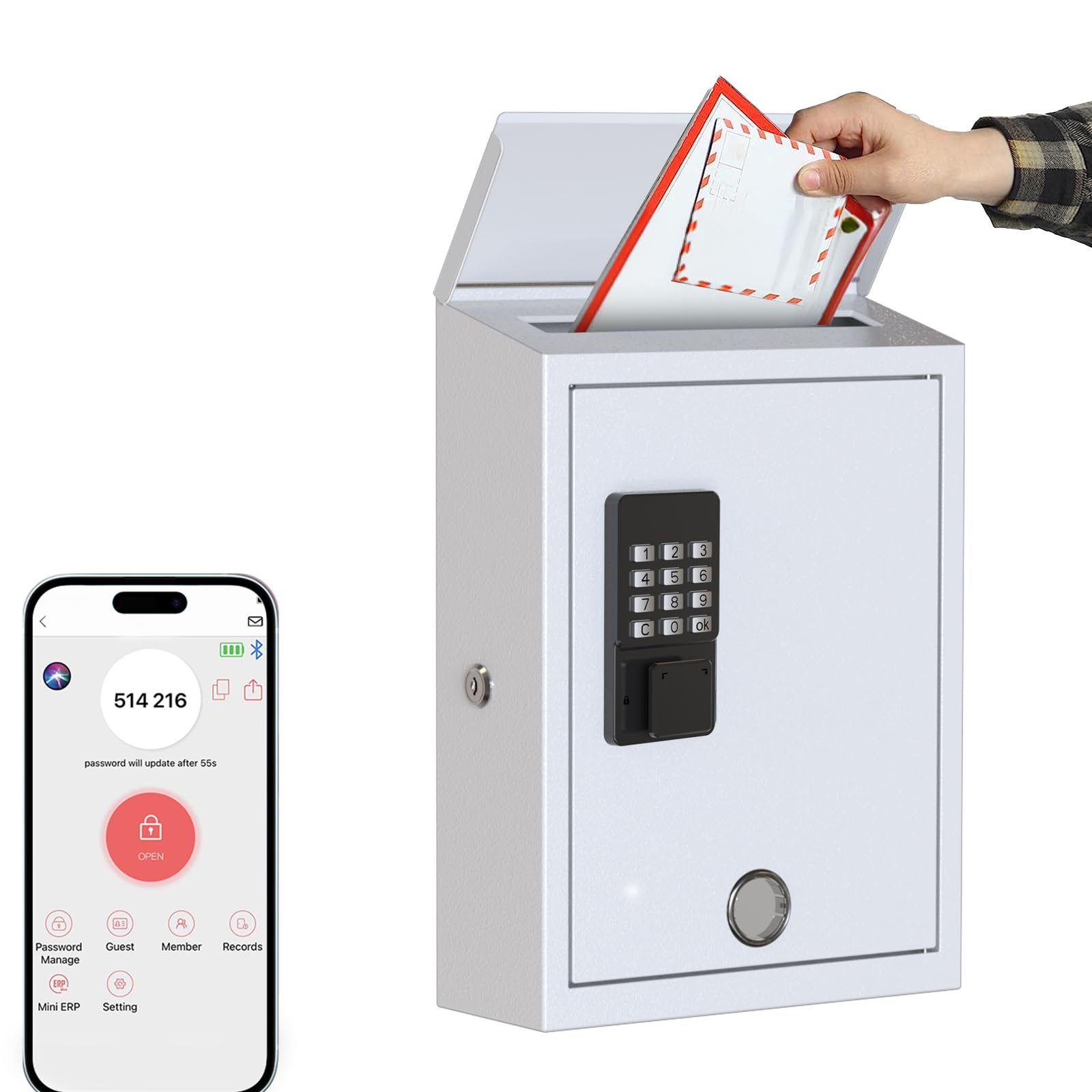 Lockable Mailboxes With Buzzer Unit 6 Vault Series The Leading Anti