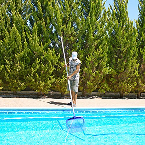 image for TOPNEW Pool Skimmer Net and Pool Brush Heavy Duty Swimming Pool Cleani