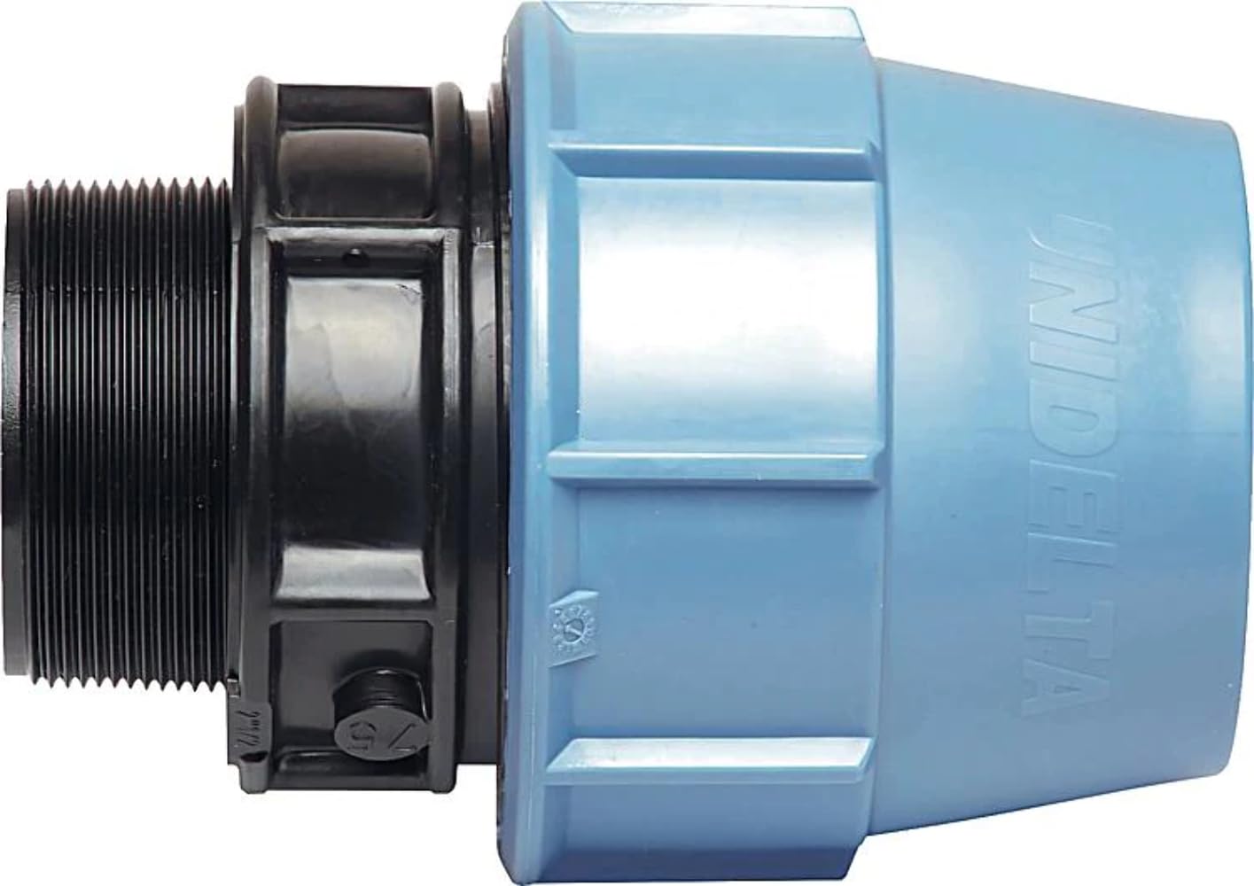 Gebo Plast Klemmverbinder Übergangsstück Typ-PA 40x1 1/4" Kunststoff-Klemmverbinder für trinkwasserführende PE-Rohre