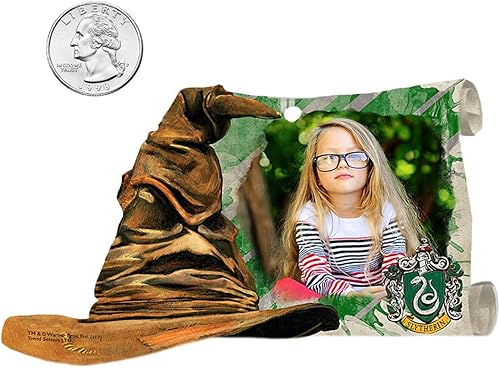 Miniatura 4 de Trend Setters Sombrero clasificador de Harry Potter Slytherin personalizado Sube tu propia foto Accesorio de impresión colgante de acrílico con