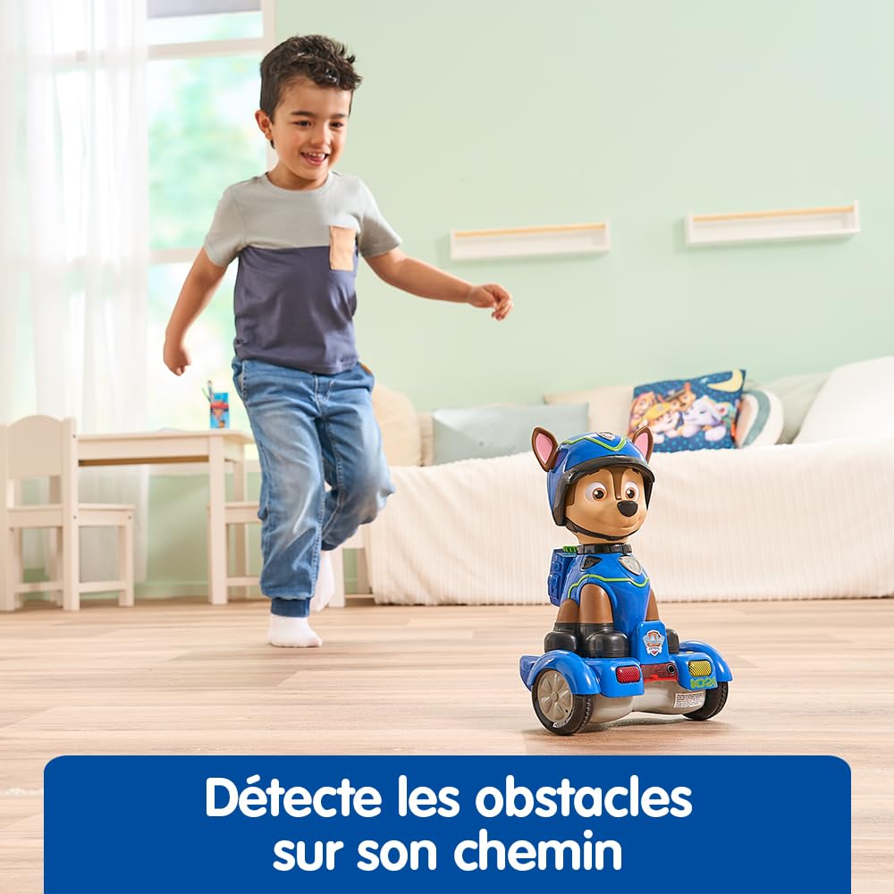 VTech - Pat' Patrouille, Chase Mission Hoverboard, Chien Interactif Paw Patrol, Figurine Animée 26 cm, Jouet Électronique Sons et Lumières, Cadeau Enfant de 2 Ans à 6 Ans - Contenu en Français