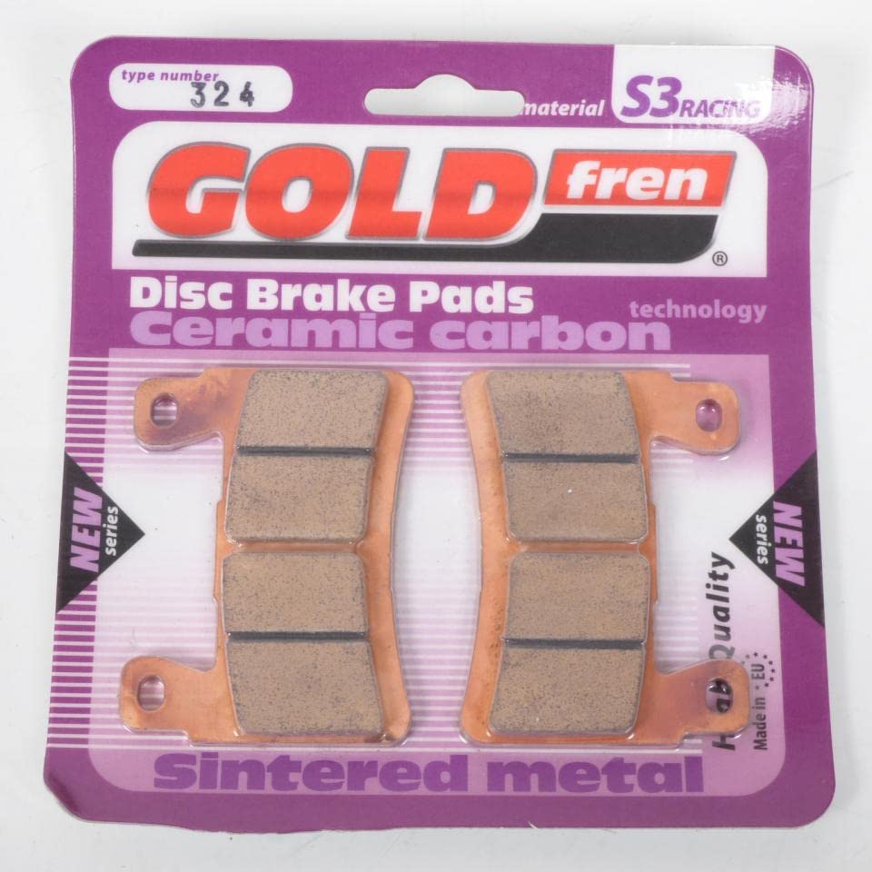 Plaquette de frein Gold Fren haute performance pour Ninja 636 KRT 16-19