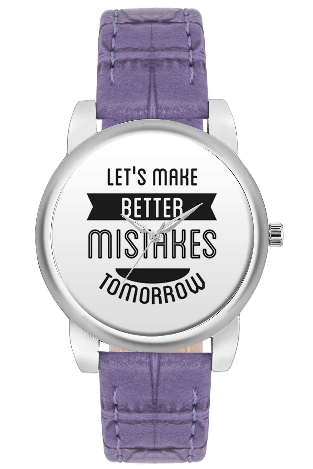 BIGOWL Lets Make Better Mistakes Tomorrow Motivational Quote Watches for Girls (B01IC3HEW8) Amazon Price History, Amazon Price Tracker