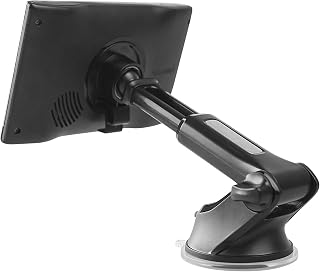 APPS2Car GPS Dash Mount, Dashboard Windshield Sticky Suction Mount w/One Hand Operated Semi-Auto Telescopic Arm Additional Replacement Upgrade Mount for Garmin Nuvi Dezl DriveSmart StreetPilot