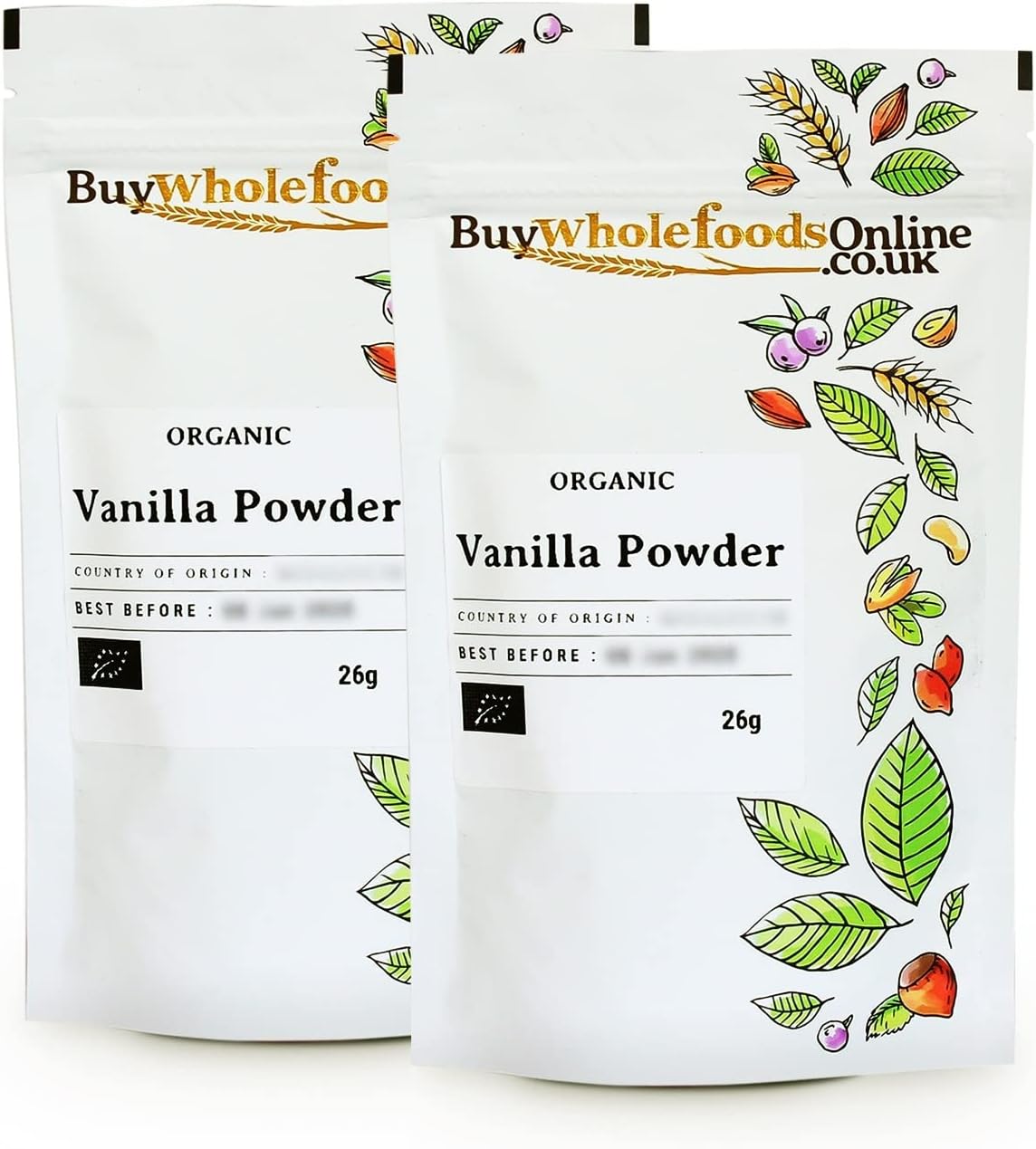 Organic Vanilla Powder 52g (Buy Whole Foods Online Ltd.)
