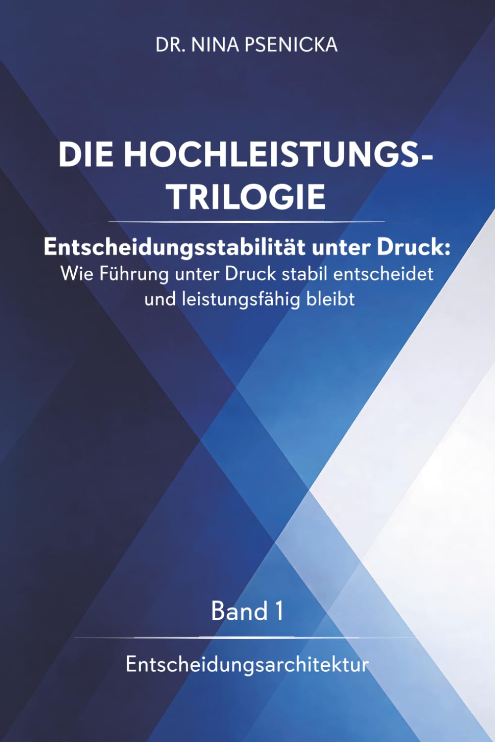 DIE HOCHLEISTUNGS-TRILOGIE - Band 1: Entscheidungsarchitektur: Wie Führung unter Druck stabil entscheidet und leistungsfähig bleibt