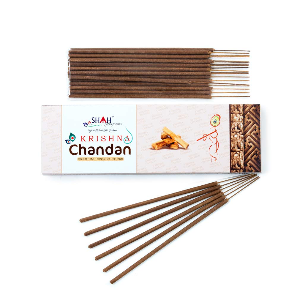 Shah Fragrances Krishna Chandan Premium Incense Sticks Box (Pack of 4)(90 Grams*4 Packs) (B08KTJ3Q4L) Amazon Price History, Amazon Price Tracker