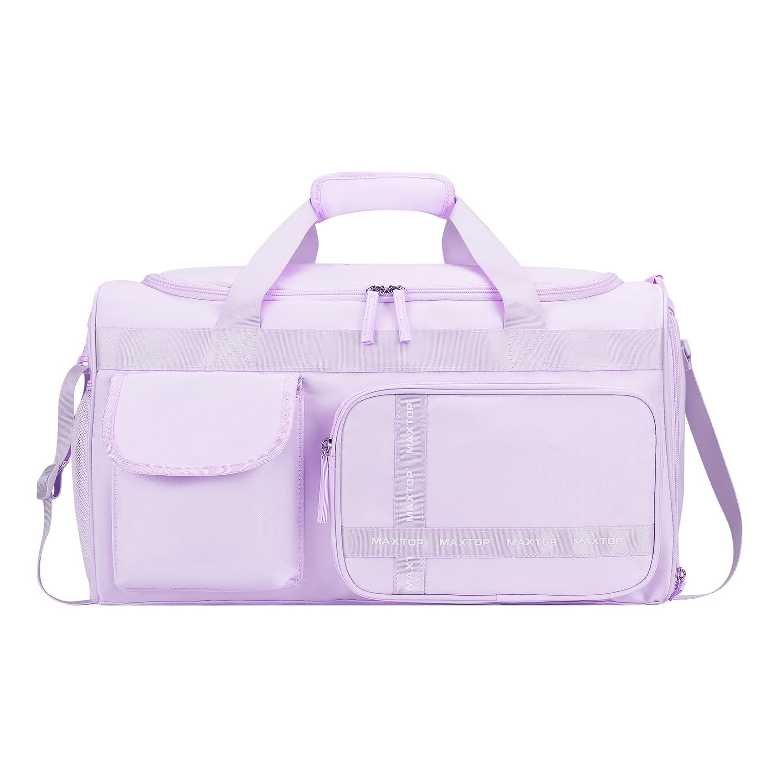 MAXTOP Large Gym Bag for Women Men Duffle Bag With Wet Dry Separation