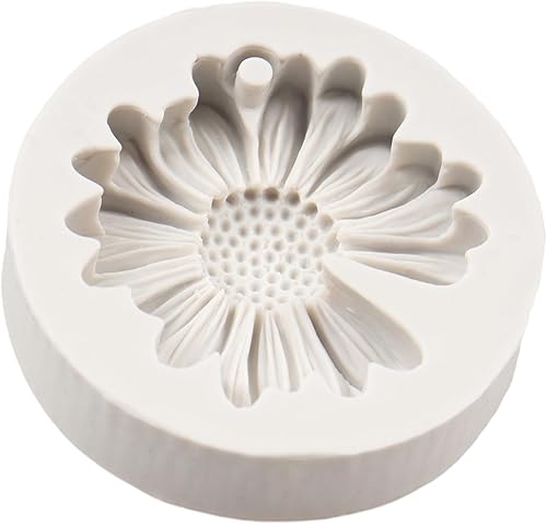 Vista 29 de Molde de silicona de flor de crisantemo, moldes para hornear pasteles de fondant, molde de caramelo de chocolate para decoración de pasteles