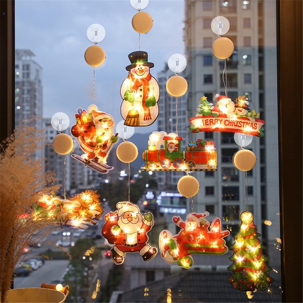 MERRYXMAS Lot De 20 Ventouses Pour Guirlande Lumineuse Avec