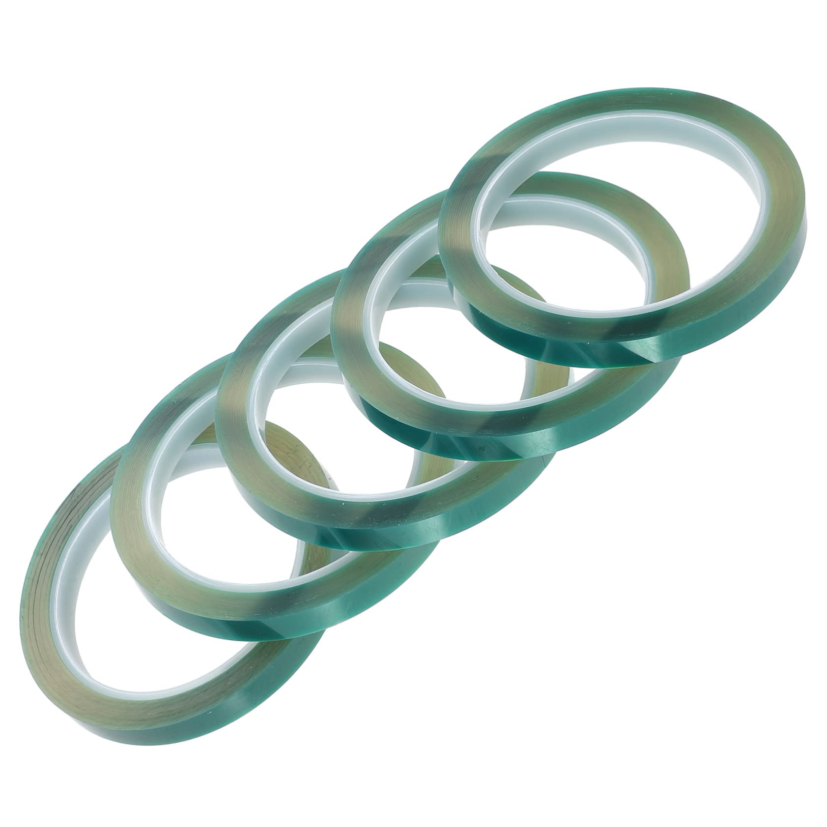 HAWILLOSCH 5 Rolls of Wear-Resistant High Heat Tape Adhesive Insulated Tape Protective Film for Home