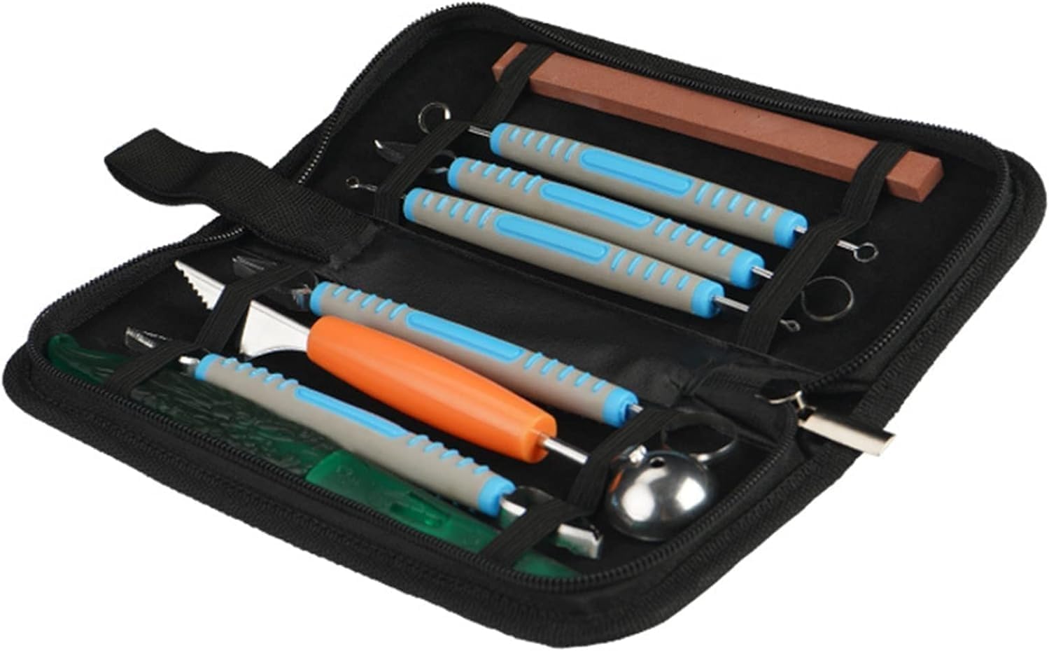 Fruit Carving Knife Kit, 9PCS Culinary Carving Peeling Tools, Kitchen Carving Tool, Vegetable Garnishing Cutting Slicing Carving Tool Set with A Storage Bag, for Adults and Kids Beginners