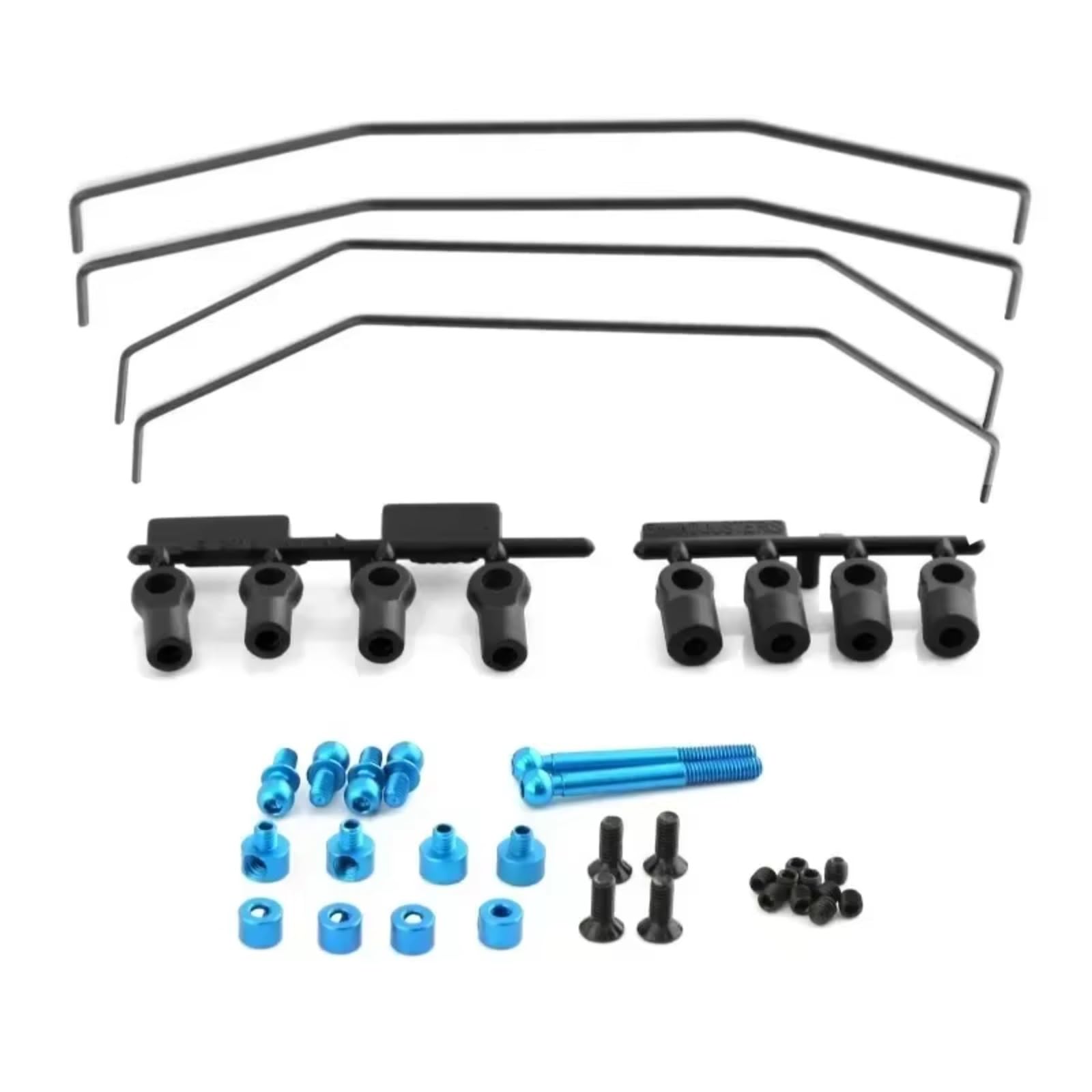 for Tamiya 22037 Td2 Td4 Rc Car Upgrades Parts Accessories Front Rear Anti Roll Bars Sway Bar Balance Kit Upgrade Parts RC Upgrade Accessories