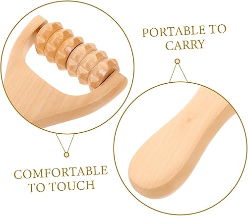 Miniatura 3 de Wooden Massage Roller for Legs Lower Back Shoulder Hip Hand Massager for Neck Foot Hand Roller