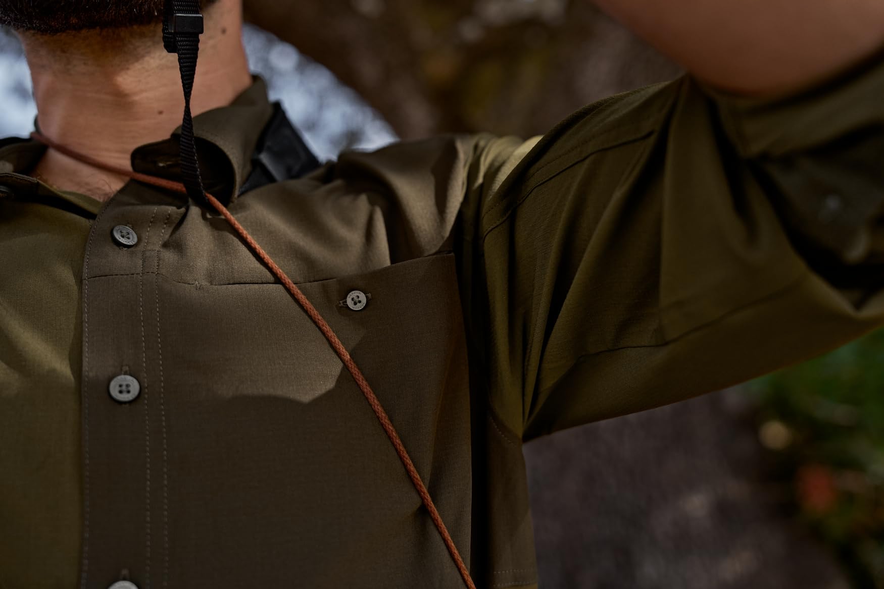 Härkila | Logmar Lightweight L/S-Shirt | Professionelle Jagd Kleidung & Jagd Zubehör | Skandinavische Qualität Made to Last | Farbe: Dark Olive/Willow Green, M