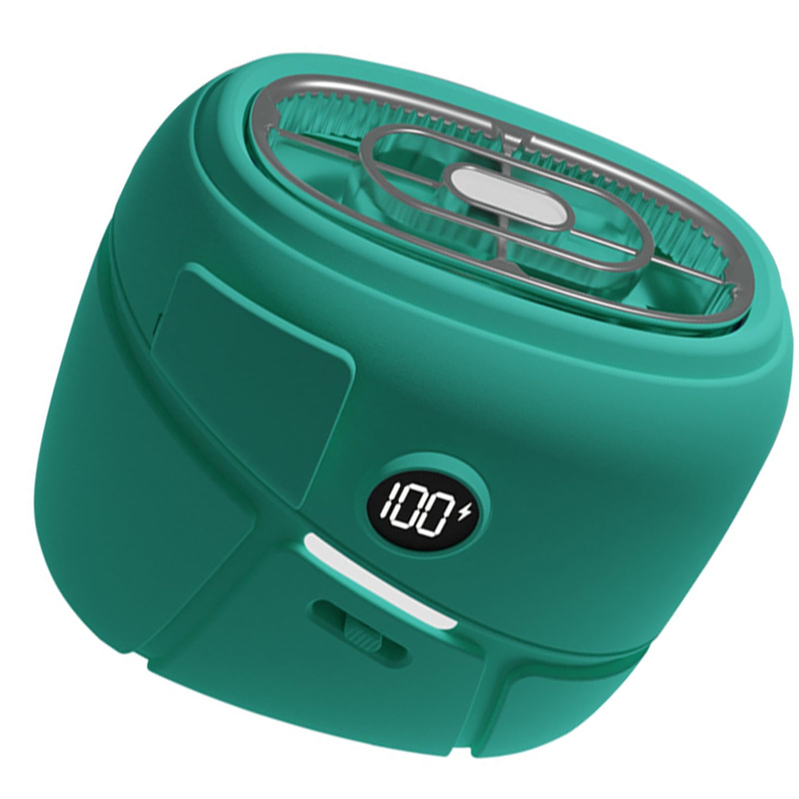 TAZIZI 100 Speed Adjustable Cooling Fan with Waist Attachment Powerful Quiet Airflows ABS Texture Suitable for Travel Cooling Fan for Hiking and Gardening