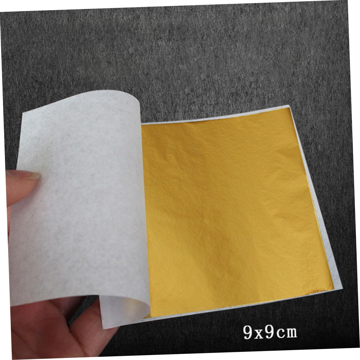 STOBOK 600blätter Imitationsblattgold Papier Gold Und Gold Für Maniküre Basteln Kunst Gilding Und Dekoration Für Projekte Möbel Und Makeup
