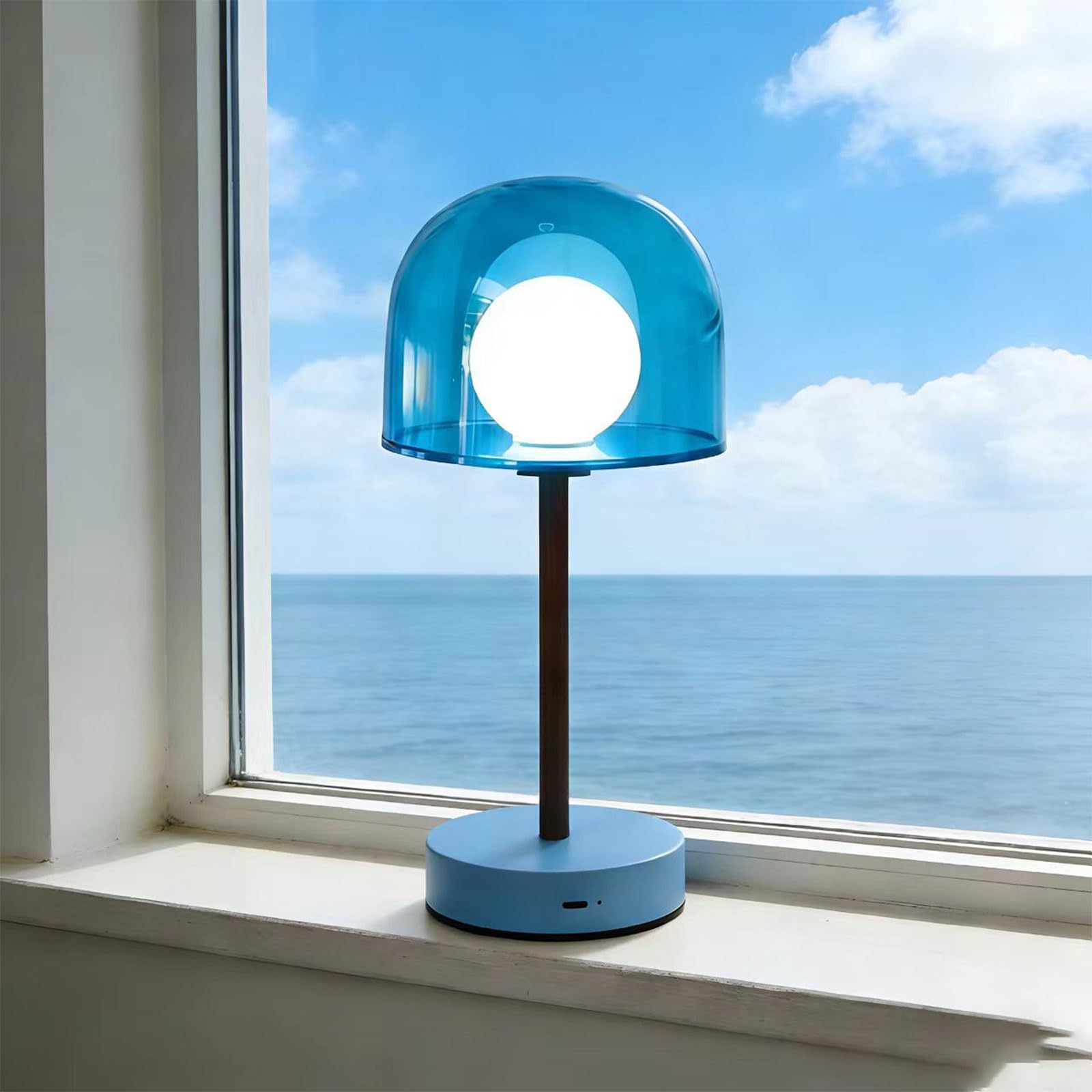 Lampada da lettura senza fili con altezza di 270 mm e base di 120 mm per molteplici applicazioni, idea regalo