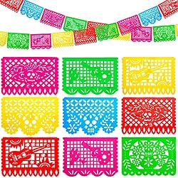 FuturePlusX Mexican Papel Picado Banner – 18ft Day Of The Dead Party Decor - View #8