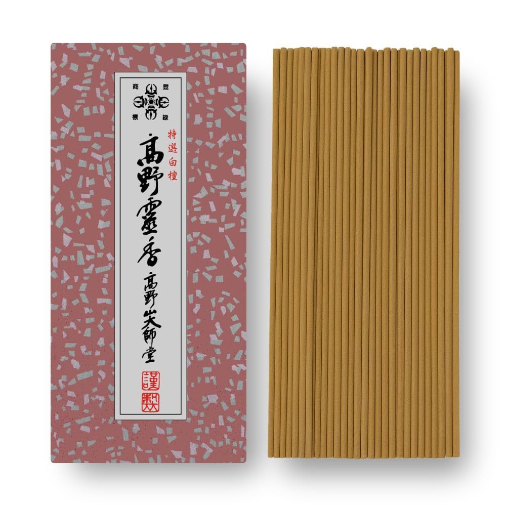 お香 5山 銘香 高野霊香 5寸 大箱 線香[bg002] | 高野山法徳堂