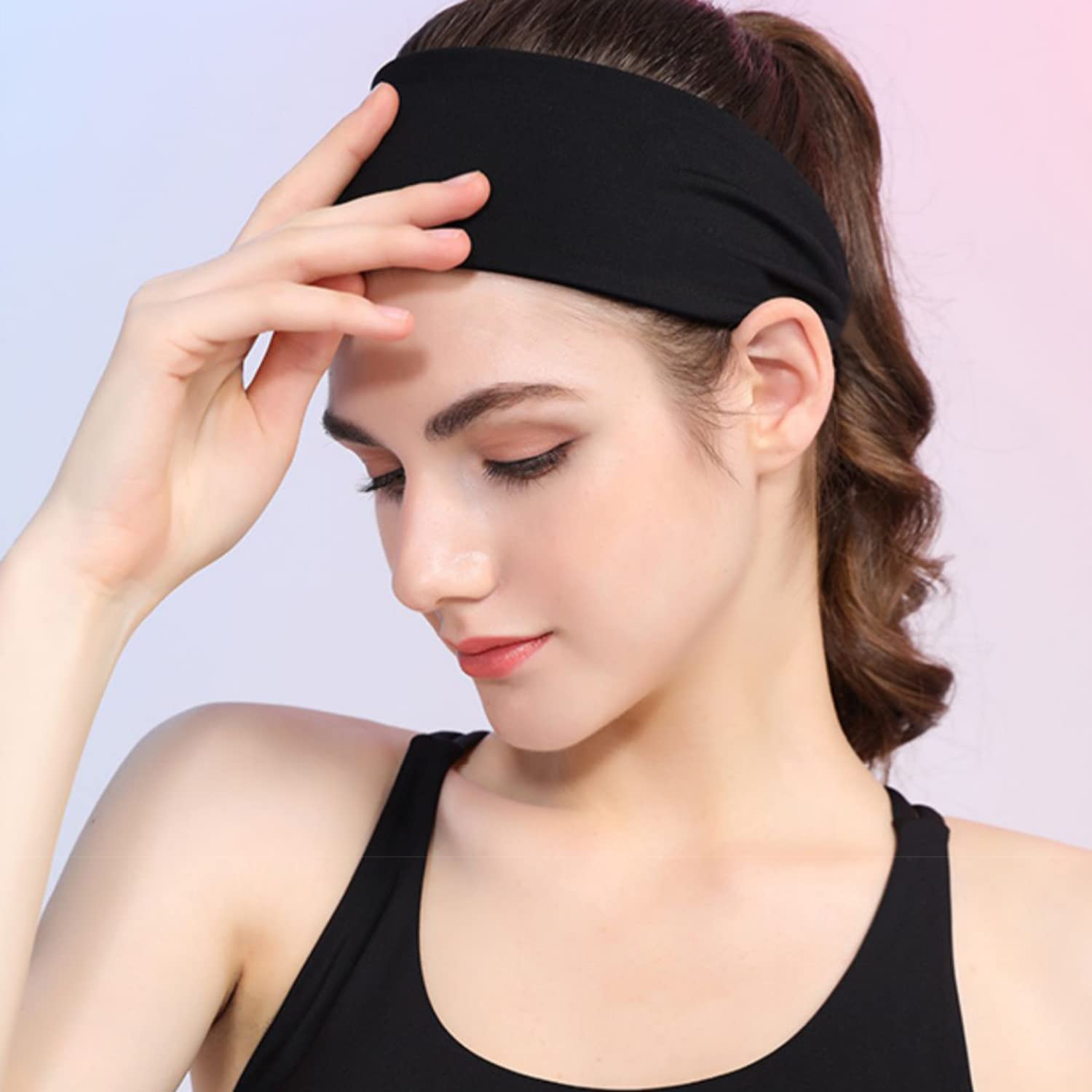 Set 6 Fasce Per Capelli Annodate AUDTOPE – Larghe E Morbide, Antiscivolo, Per Donne E Ragazze, Colori Assortiti