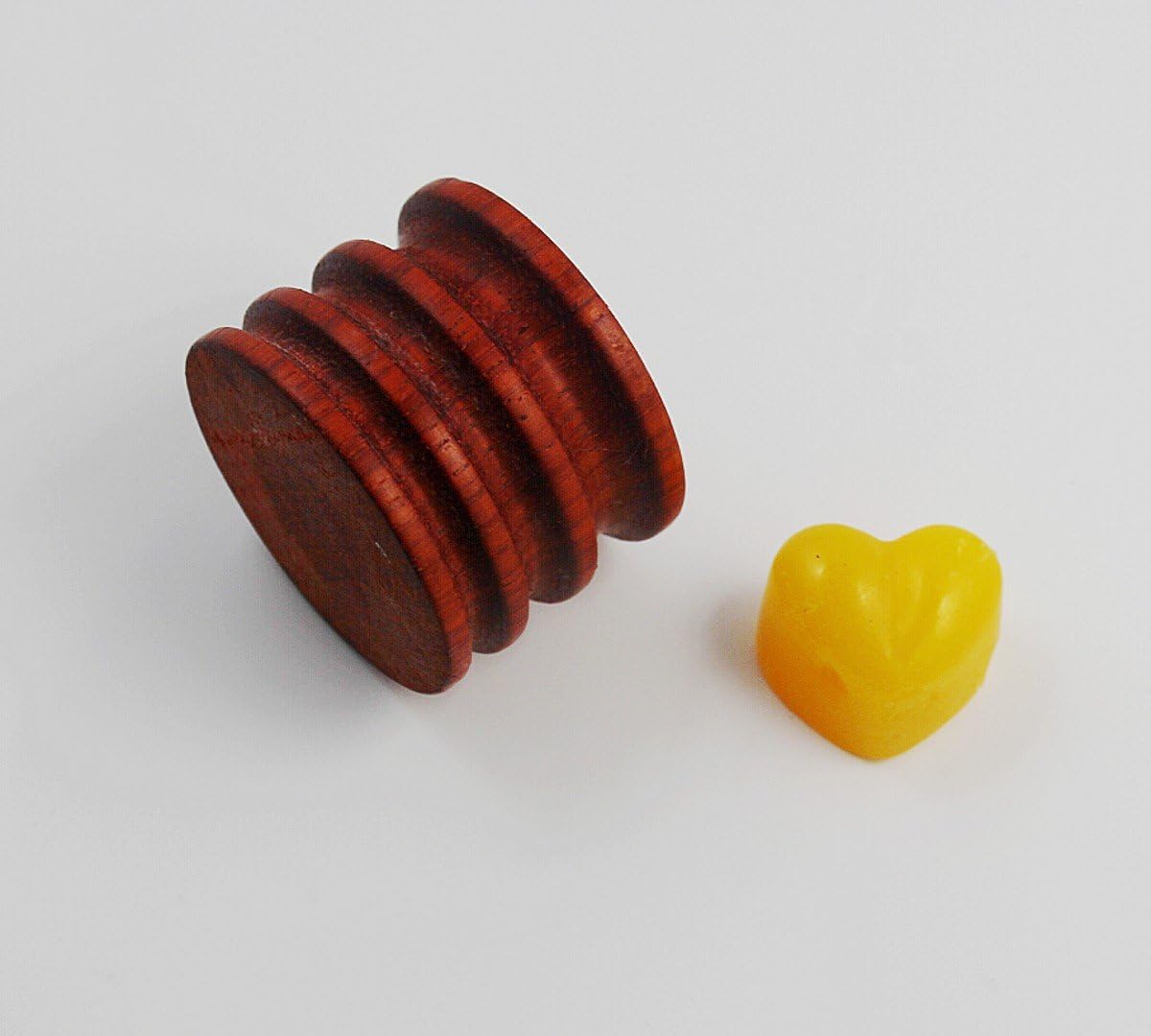 CHENGYIDA Round Hand Burnisher and Burnishing Wax Combo (Leather, Tool,Cocobolo Slicker)