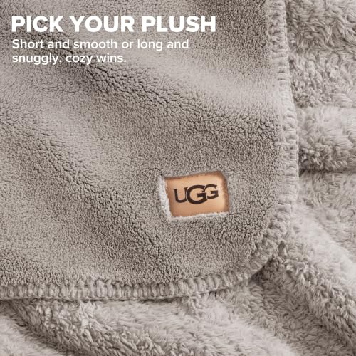 [Prime] UGG Whitecap 50" x 70" Plush Fleece Throw Blanket (3 Colors) - image 7