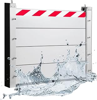 Flood Protection Barrier Water 53 63 73 83 93 103 113 123 133 143cm Flood Barrier Outside Garage Door Flood Barrier Kit Flood Water Barrier Wall Removable Temporary Dams(113 * 80cm)