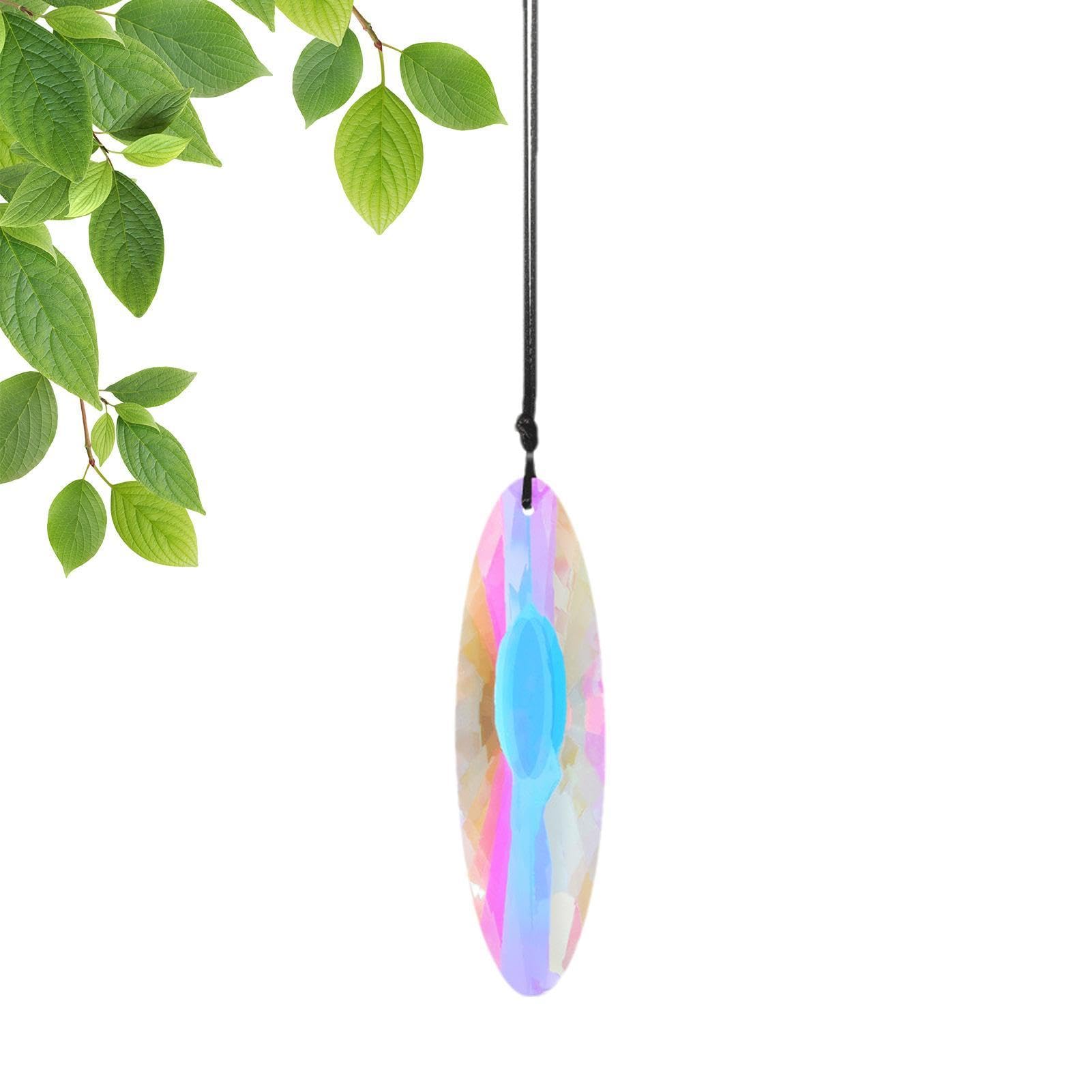Acchiappasole in cristallo con rivestimento AB, prismi decorativi per finestre, per soggiorno, camera da letto, giardino, cortile e auto
