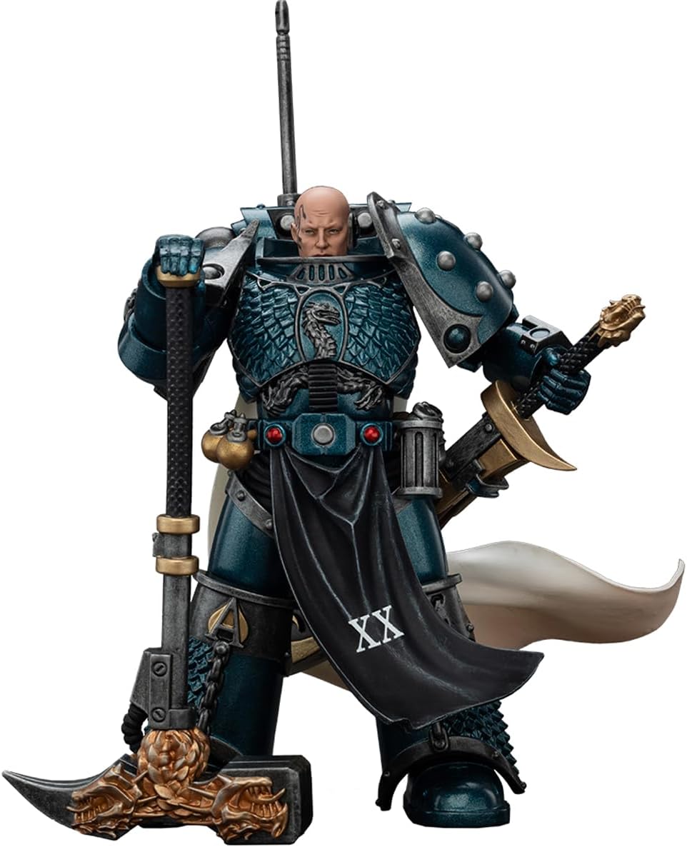 JOYTOY Warhammer The Horus Heresy 1/18 Action Figure-Alpha Legion Harrowmaster Armillus Dynat-Collection Model Birthday Gifts