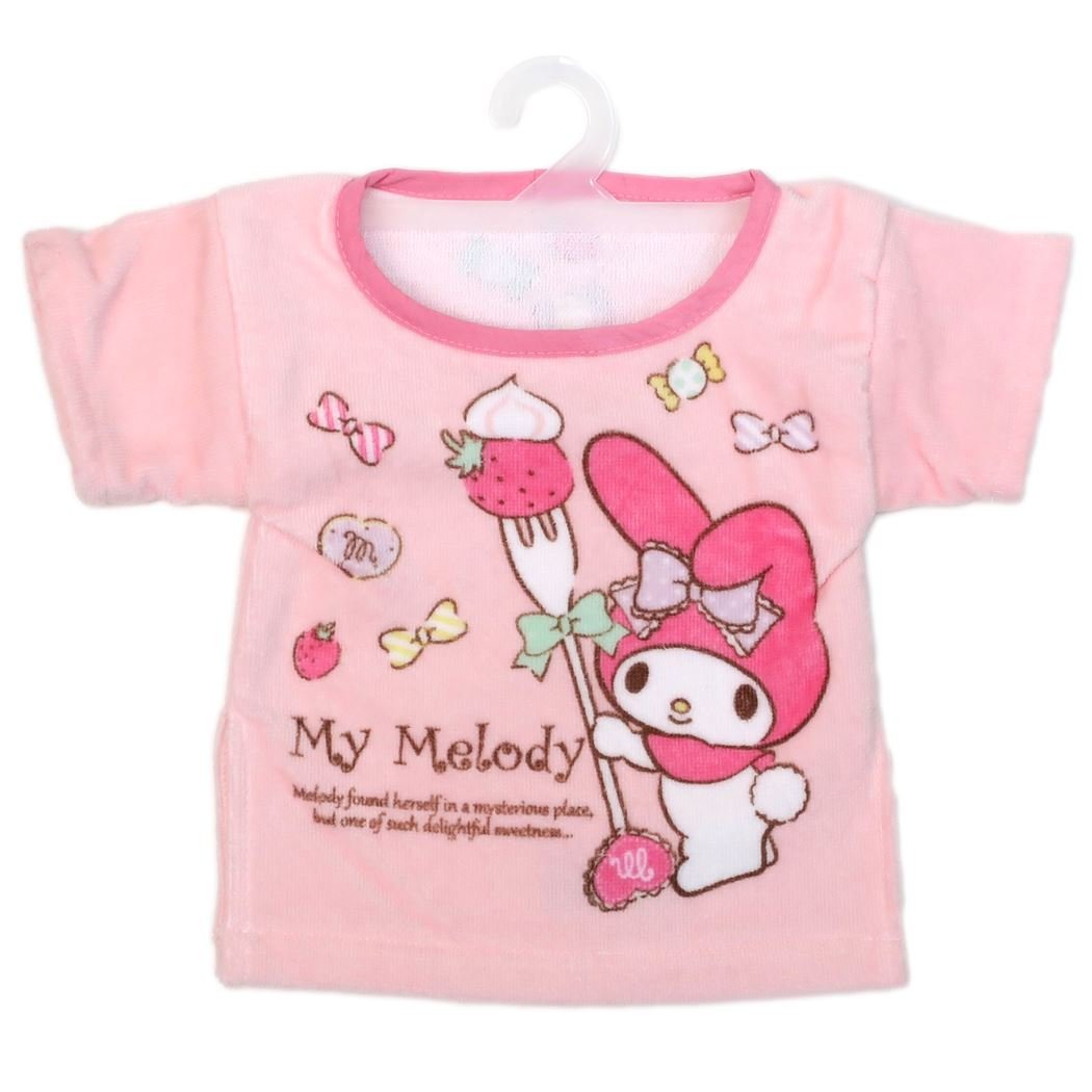 Amazon｜丸眞 Tシャツ型タオル サンリオ マイメロディ H30×W36