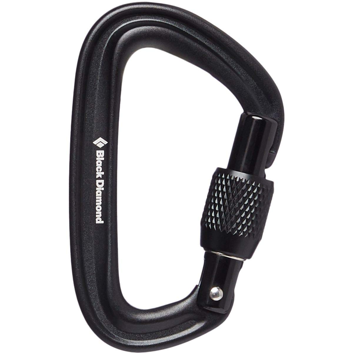Black Diamond Mens Liteforge Screwgate Carabiner, Black, Sproting Goods Unisex, Nero, Taglia Unica