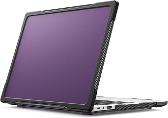 Ultra-Thin Hard Case for Huawei MateBook 14 2023 2022 2021, Frosted Translucent Matte Anti-Fingerprint Shockproof Heavy Duty Anti-Slip Protective Laptop Cover Shell Purple