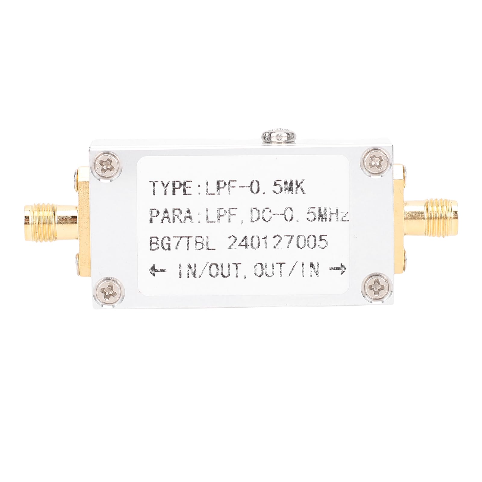 Jectse Radio Low Pass -Filter, Filtre Passe-Bas Robuste pour Le Traitement du Signal