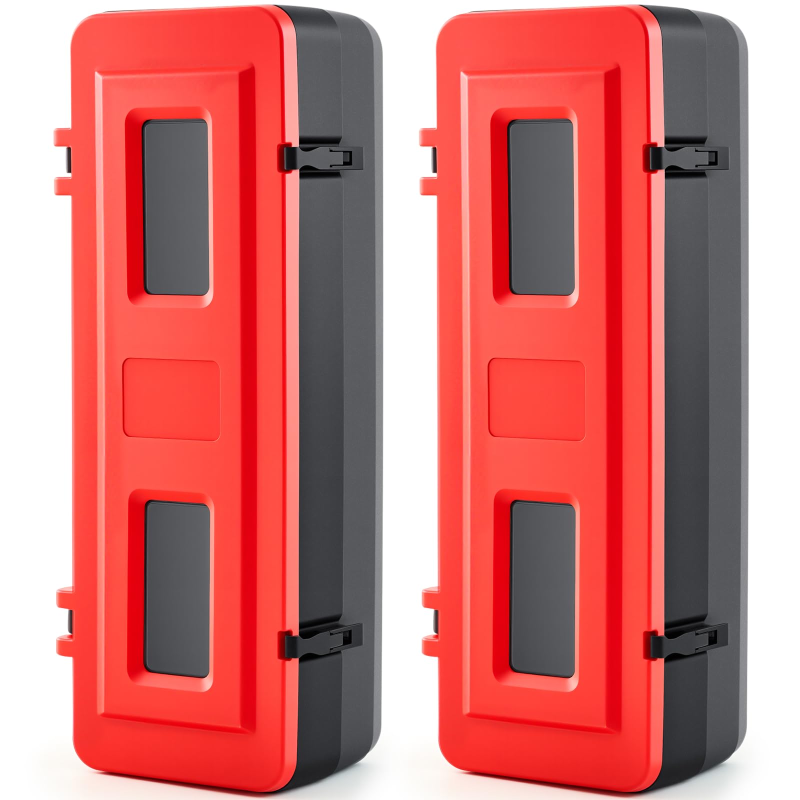 DoubleFill 2 Pcs 10lb 20lb Fire Extinguisher Cabinet, 33 x 12 x 10 in