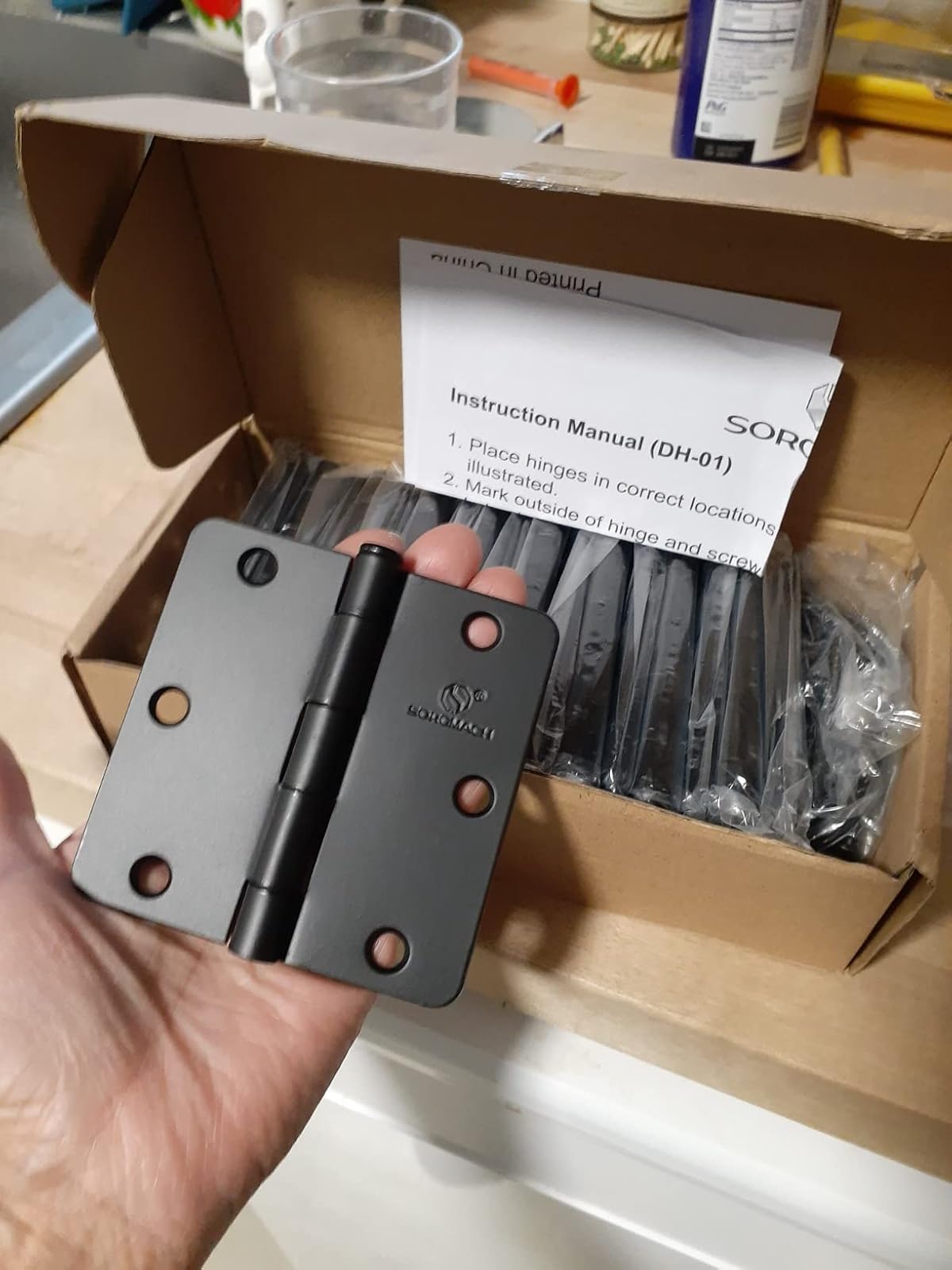 3.5" Door Hinges, 5/8" Radius photo review