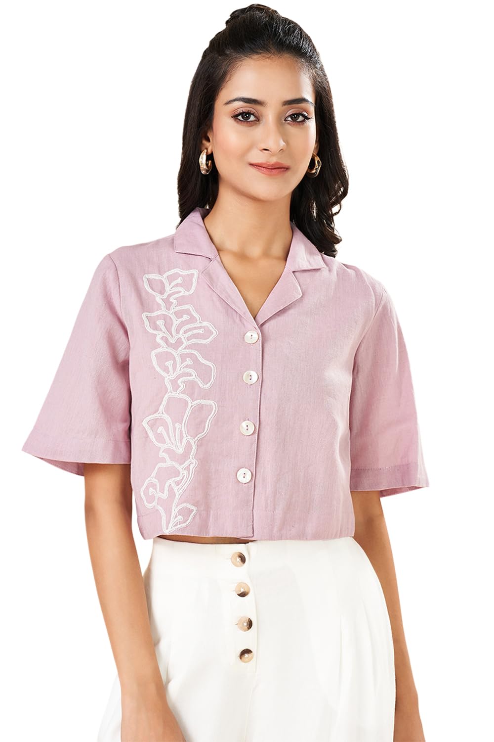 akkriti by pantaloons Women's Dyed(Solid) Regular Fit Top-picture-10
