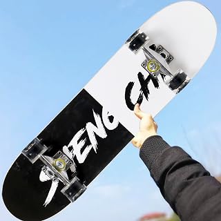 ITOSUI Cool Skateboard Adult Boys &; Girls - Irregular skateboard is equipped with ABEC-11 ball bearings and 95A wheel with stable PU wheel.