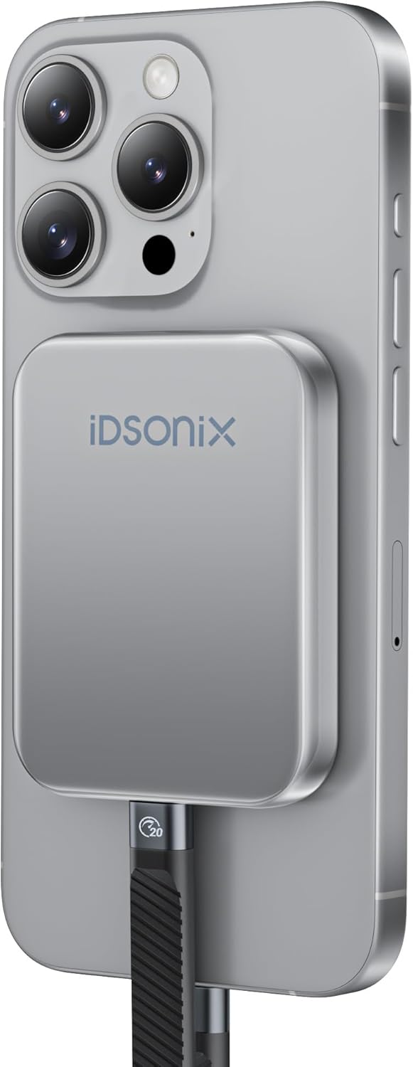 iDsonix 2TB Magnetic External SSD, Up to 2000MB/s, External Solid State Drive with USB C 3.2 Gen 2x2, Portable Storage Expansion for iPhone 17/16/15/PS5/Mac/Windows/Android/Laptop/Tablet
