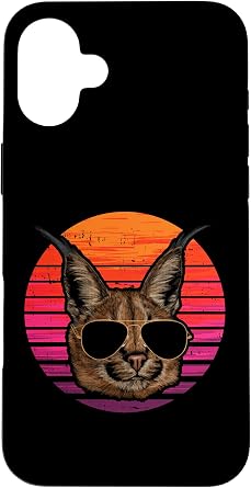 Big Floppa Funny Caracal Meme Cat Floppa Meme Case for iPhone 16 Plus