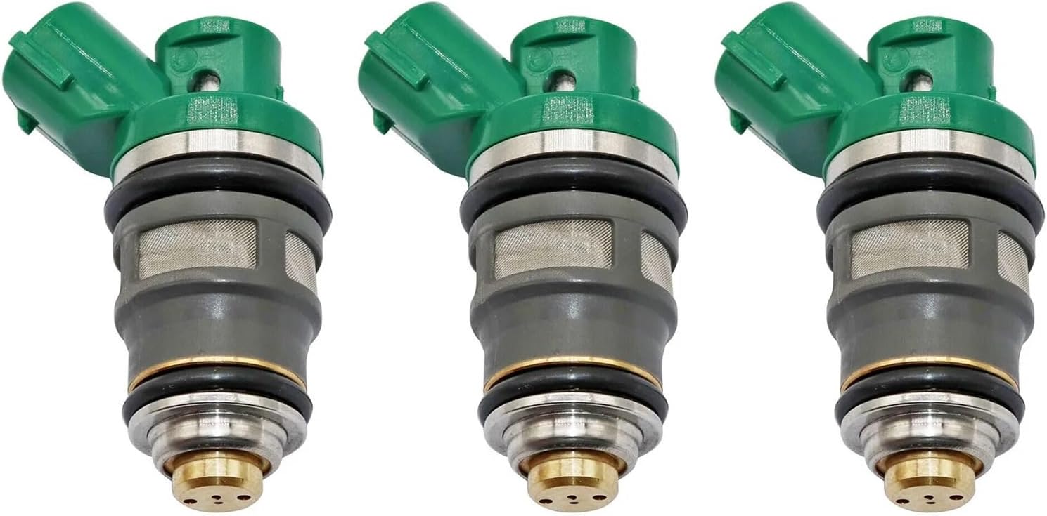 Fuel Injector Kit 3Pcs New Fuel Injector 19992010 for Suzuki Df40 Df50 1571087J00