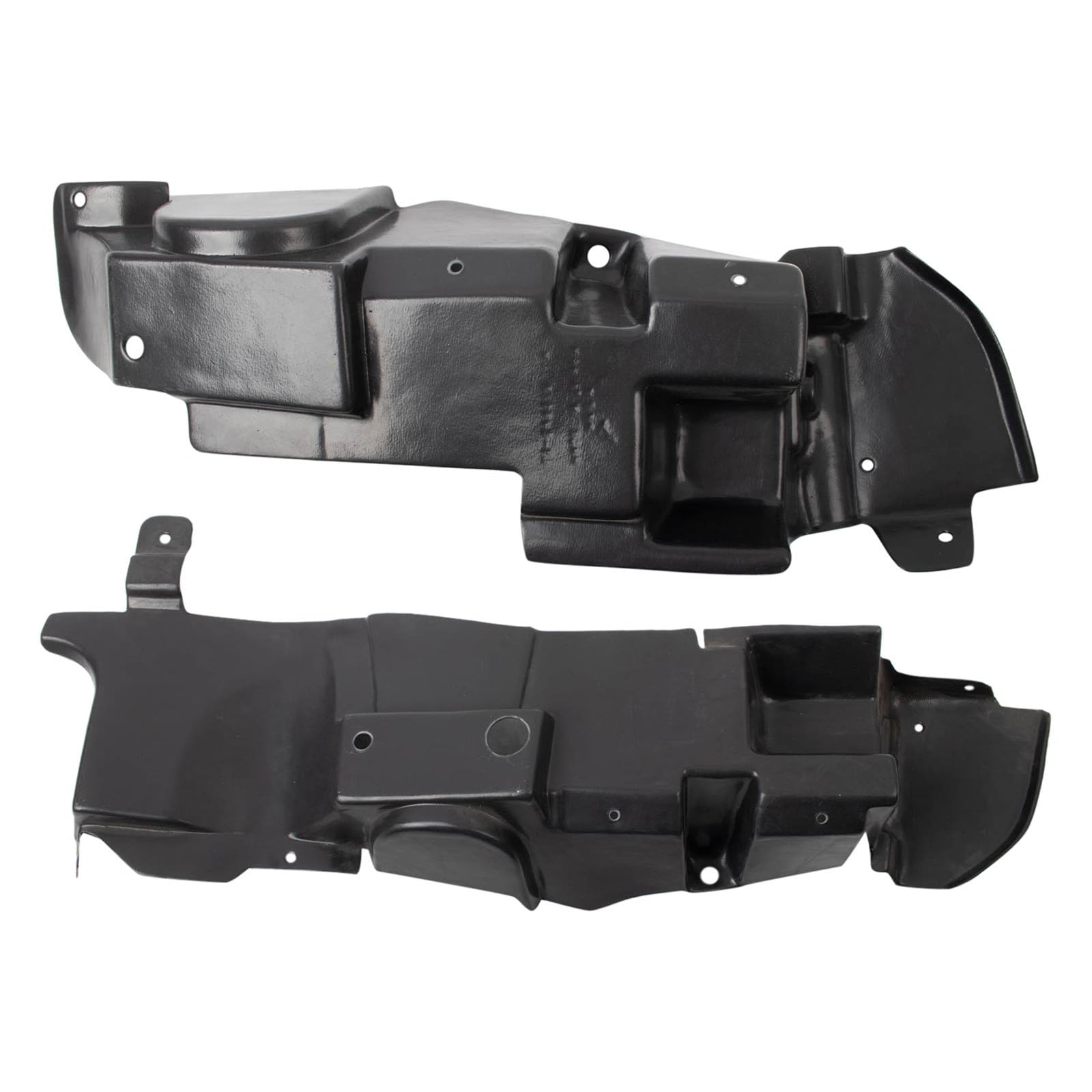 TRQ Engine Splash Shield Driver &amp; Passenger Side Compatible with 2008-2012 Chevrolet Malibu GM1228122 GM1228123